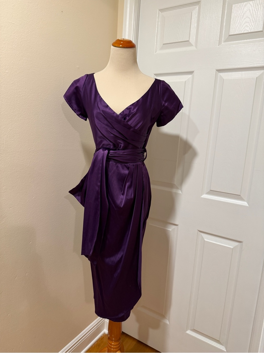 Plum Pinup Couture Cotton Sateen Vintage reproduction made in America size 2